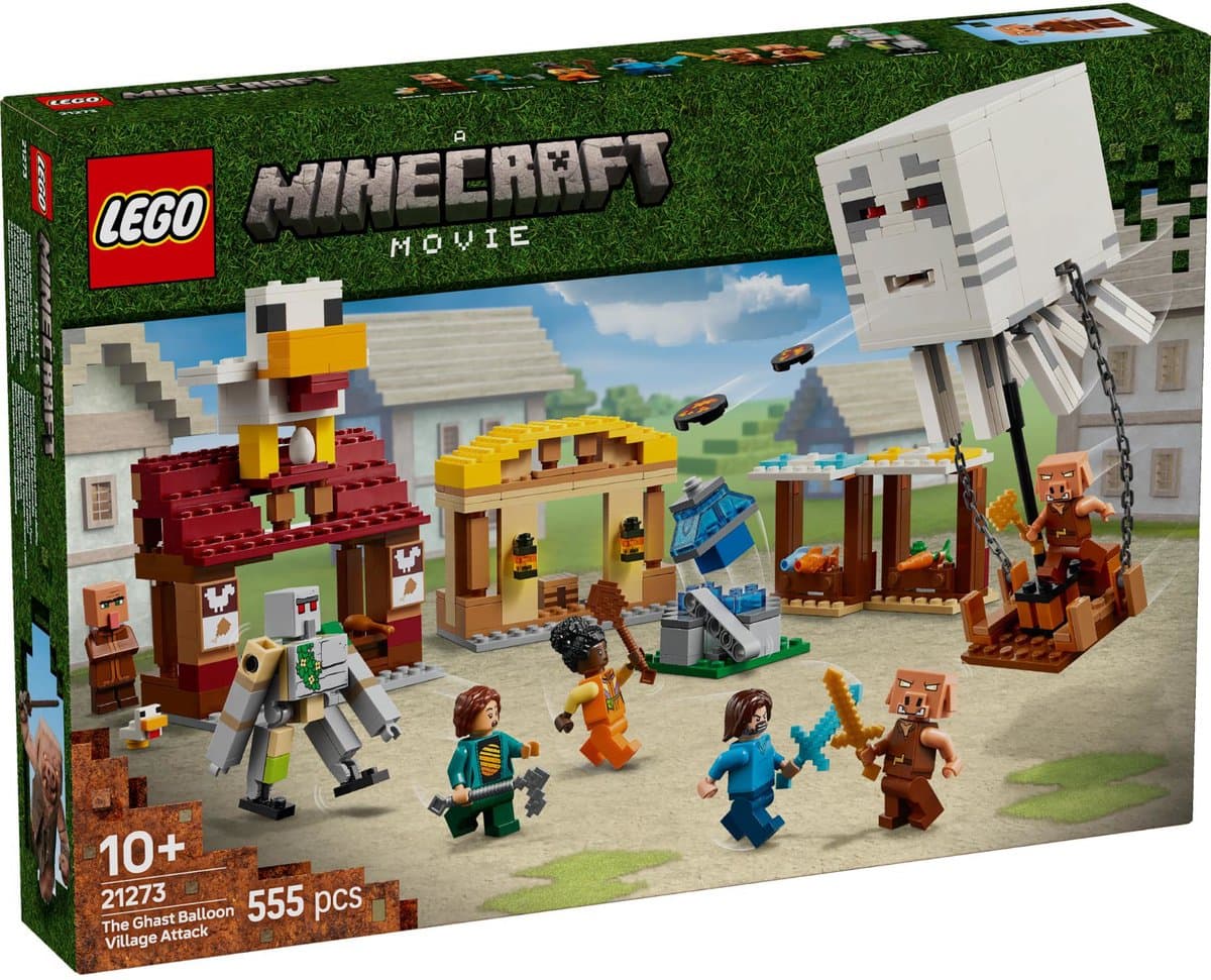 LEGO Minecraft De Ghast-Ballon Aanval op het dorp - 21273 — afbeelding 1