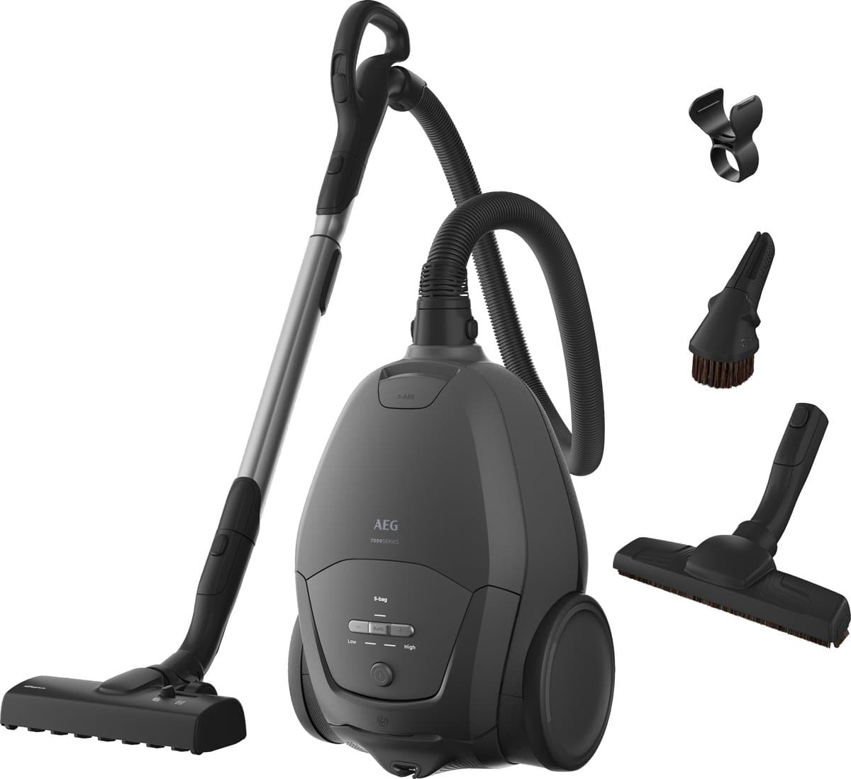 AEG AB71U2DG Silent 7000 - Stofzuiger met zak - Parketzuigmond — afbeelding 1