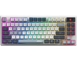 MSI FORGE GK600 TKL SKY US - Gaming Keyboard - Mechanical Linear Switches - RGB LED