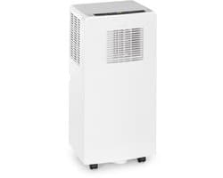 Klarstein mobiele airconditioner met luchtafvoerslang, 4-in-1 airconditioner met ventilator, luchtontvochtiger & nachtmodus, kleine & draagbare airconditioner voor thuis & op kantoor, app-bediening, 7000 BTU - voor 23 m² - Afstandsbediening 3-in-1