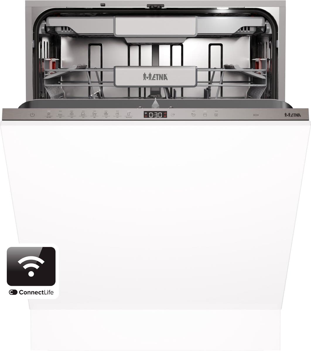 ETNA VW938CR – Volledig geïntegreerde vaatwasser – 16 couverts – Energieklasse A – 38 dB – AutoDose – FanDry – ConnectLife – Automatische deuropening – 60 cm — afbeelding 1