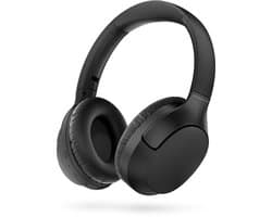 Draadloze Bluetooth Koptelefoon met Bass-Boost Functie - Bluetooth 5.3 - 60 Uur Batterij - Headset met Microfoon Noise Cancelling - Koptelefoon met draad modus - Equalizer App - Zwart