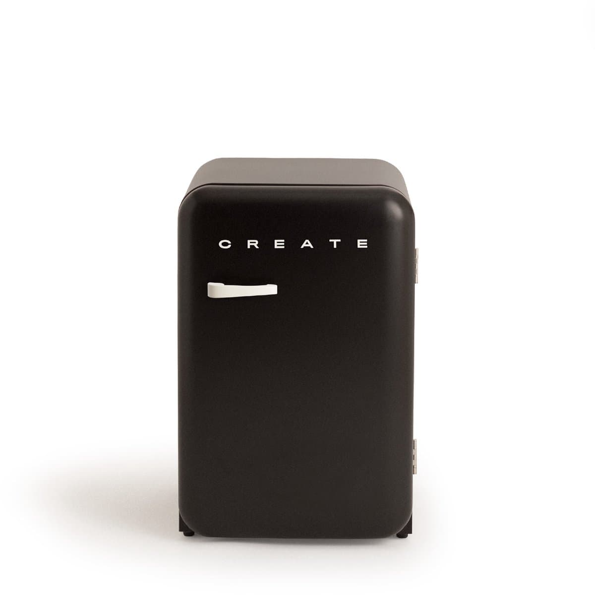 CREATE - Koelkast in retrostijl - Zwart - Handvat Gebroken wit - FRIDGE RETRO 107L — afbeelding 1