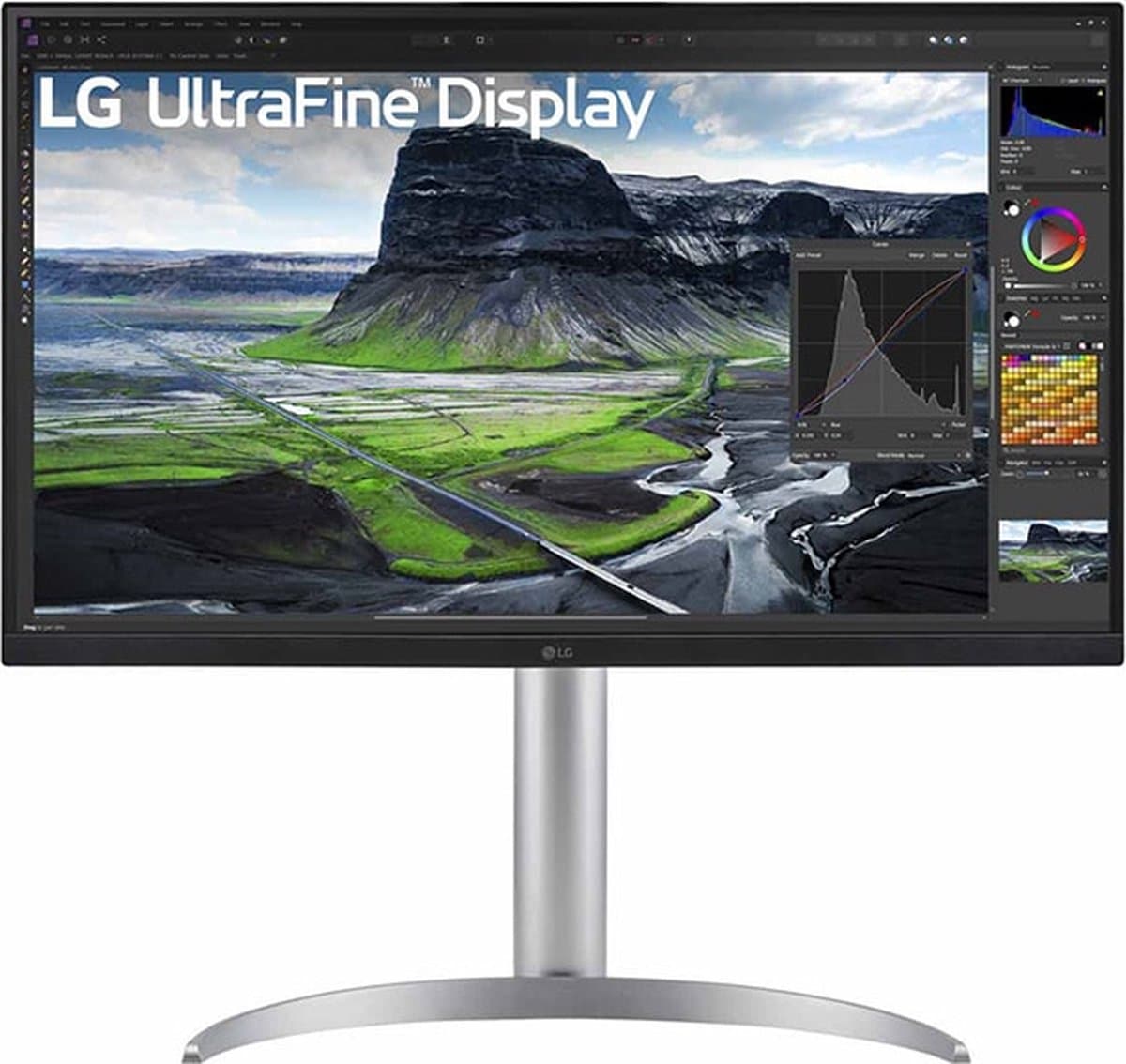 LG UltraFine 27UQ850V-W - 4K IPS Black Monitor - USB-C 90w - 27 inch — afbeelding 1