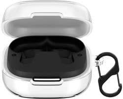kwmobile Earphones Case for Anker Soundcore P30i Case - Clear TPU Silicone Earbuds Cover - Transparent