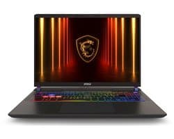 "MSI Vector 16 HX AI A2XWHG-674NL Intel Core Ultra 7 255HX Laptop 40,6 cm (16"") Quad HD+ 32 GB DDR5-SDRAM 1 TB SSD NVIDIA GeForce RTX 5070 Ti Wi-Fi 6E (802.11ax) Windows 11 Home Grijs"