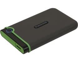 Transcend StoreJet® 25M3S Slim 2 TB Externe harde schijf (2.5 inch) USB 3.2 Gen 2 (USB 3.1) Staalgrijs TS2TSJ25M3S