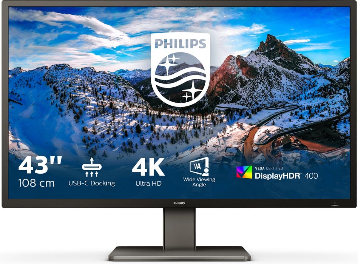 Monitor Philips 439P1/00 43" 4K Ultra HD LED — afbeelding 1
